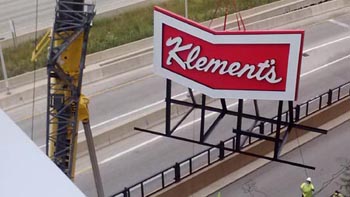 Klement's Sausage Sign Fabrication