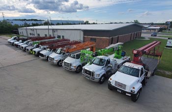 Bauer Sign & Lighting Fleet of Trucks