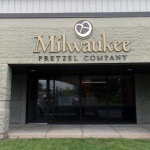 Dimensional Letters for Milwaukee Pretzel Co. - Milwaukee, WI