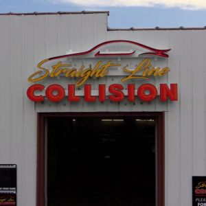 Straight Line Collision Channel Letters - Germantown, WI