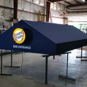 Awning Fabrication for Ground Round Restaurant