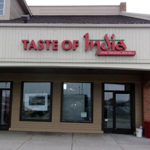 Taste of India Restaurant Channel Letters - Green Bay, WI